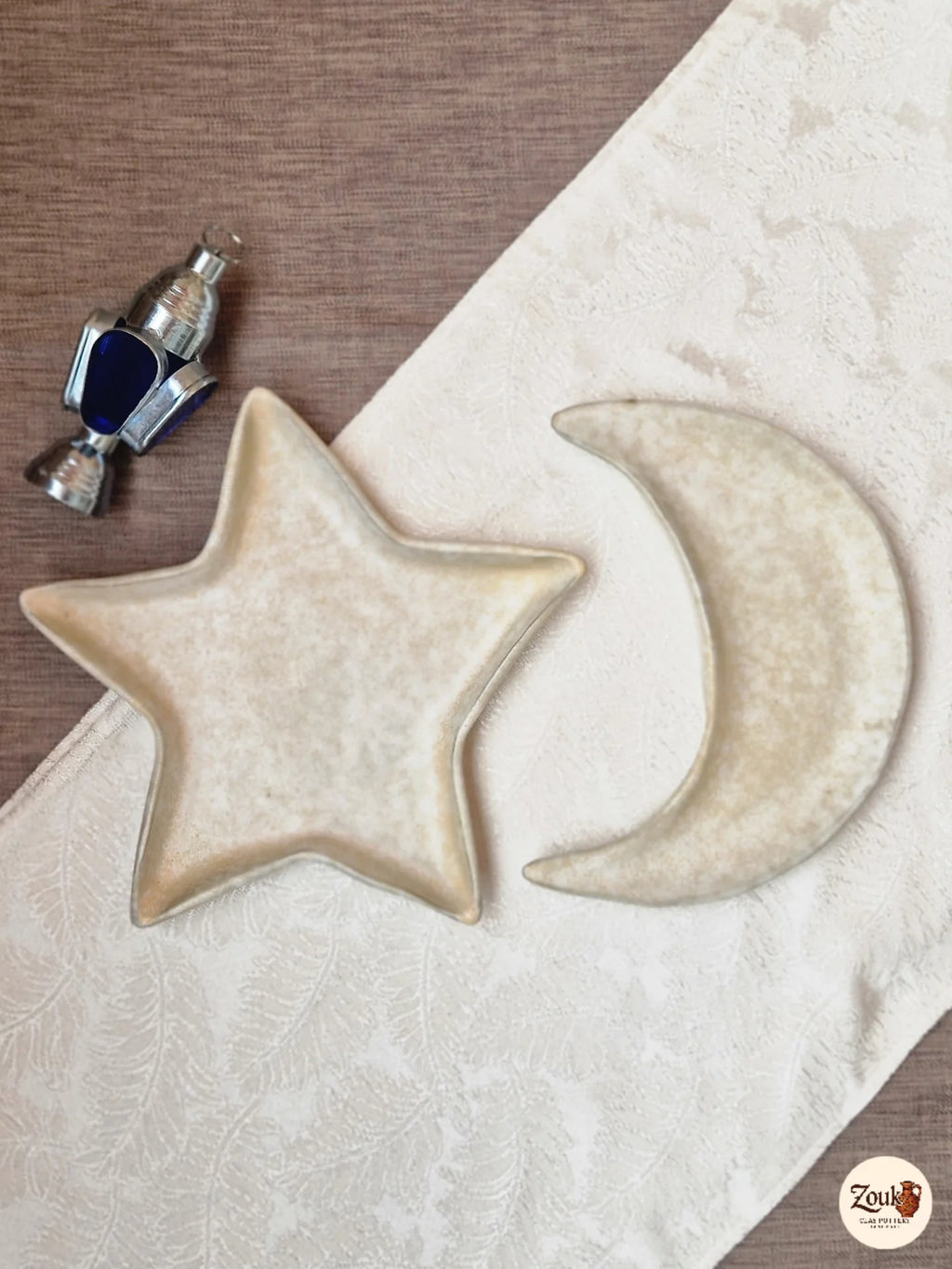 Ramadan Star & Crescent Plates – Set of 2