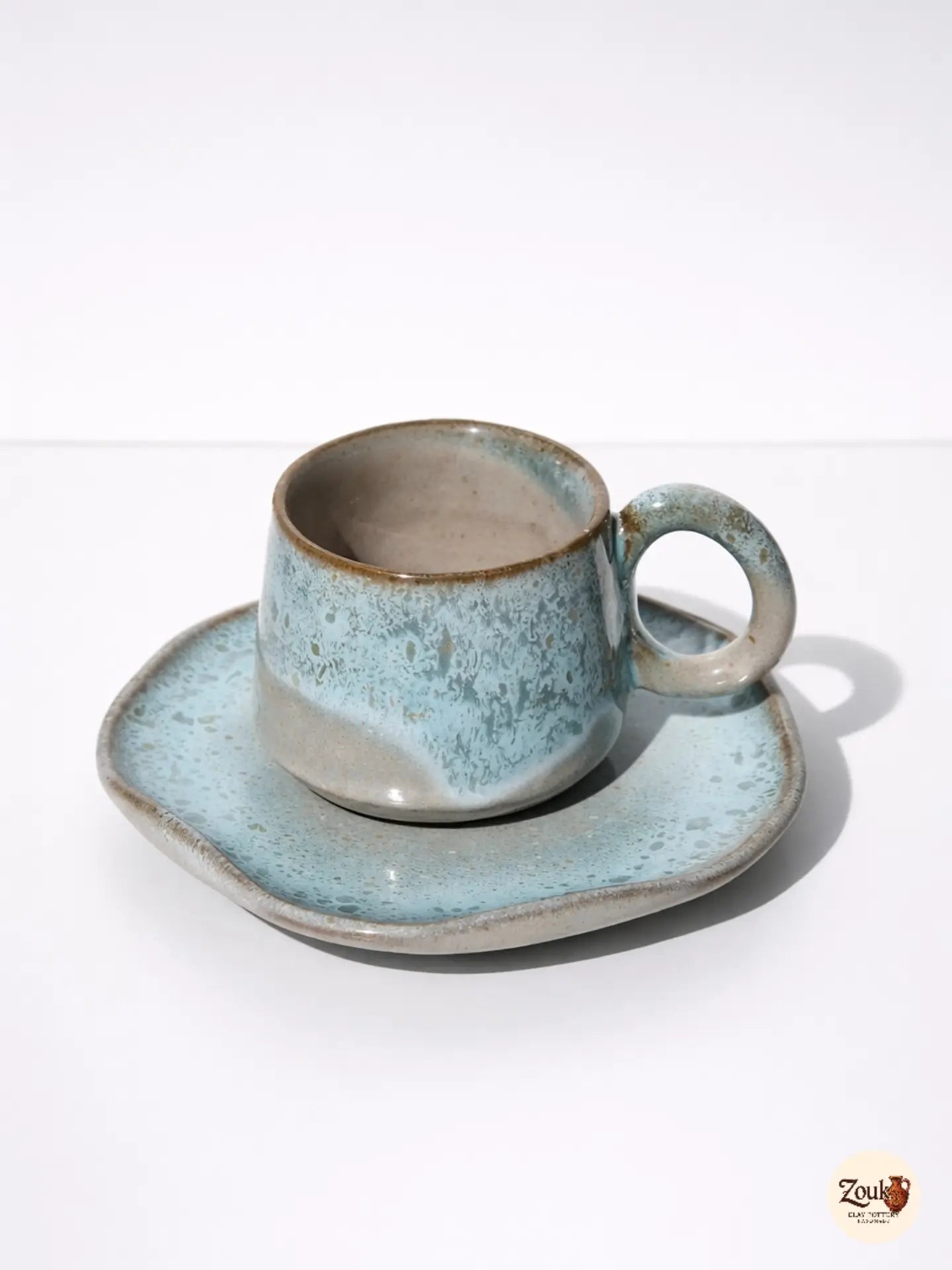 DRIP Collection – Handcrafted Espresso Cup & Saucer (100 ml)