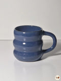 Puffy Collection – Midnight Blue Handmade Pottery Mug – 250 ml