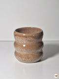 Puffy Collection – Sandy Beige Handmade Pottery Cup – 250 ml