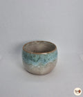 DRIP Collection – Beige & Mint Green Glazed Pottery Espresso Cup (100 ml)