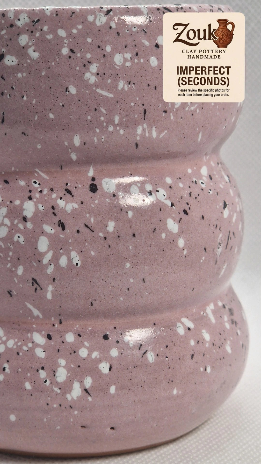 Imperfect (Seconds) - Handcrafted Pink Glazed Pottery Mug - 290 ml