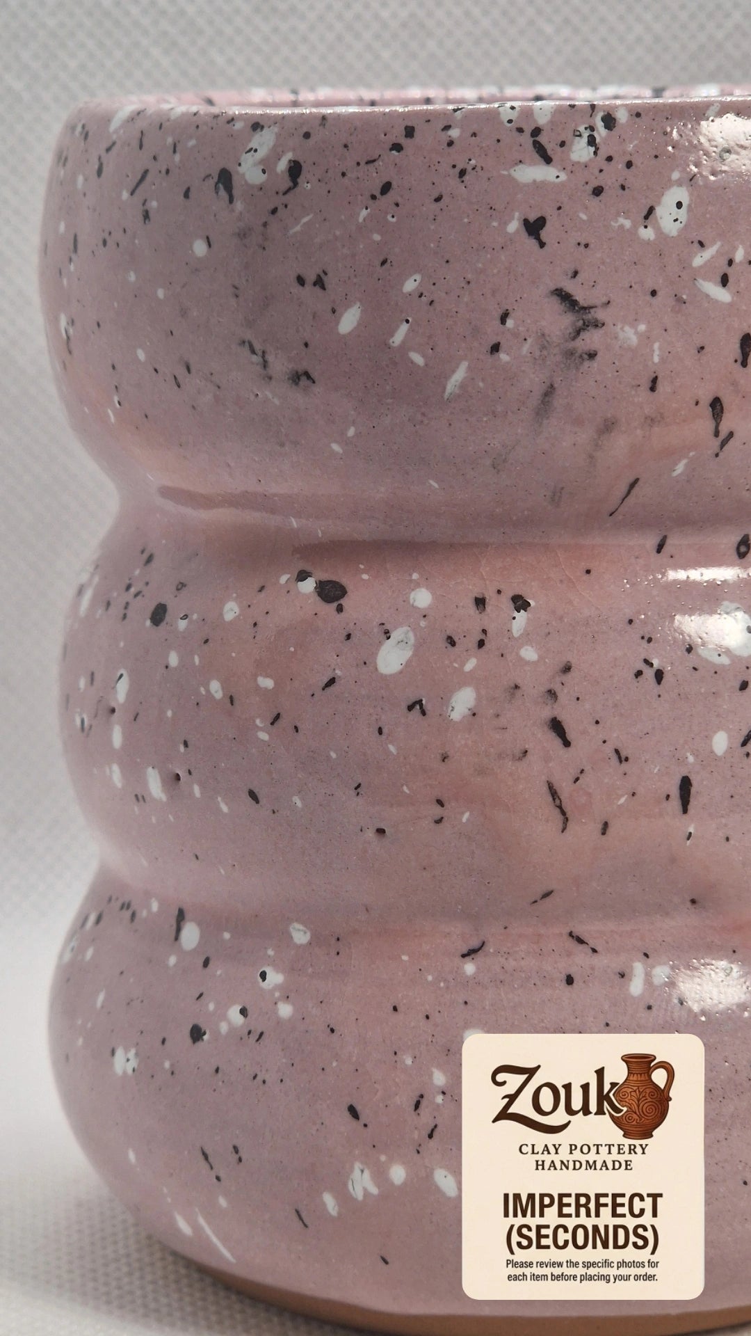 Imperfect (Seconds) - Handcrafted Pink Glazed Pottery Mug - 290 ml